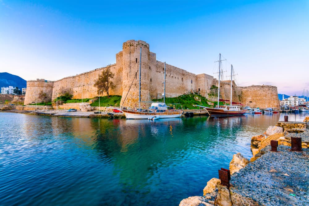 Kyrenia slott og historisk havn